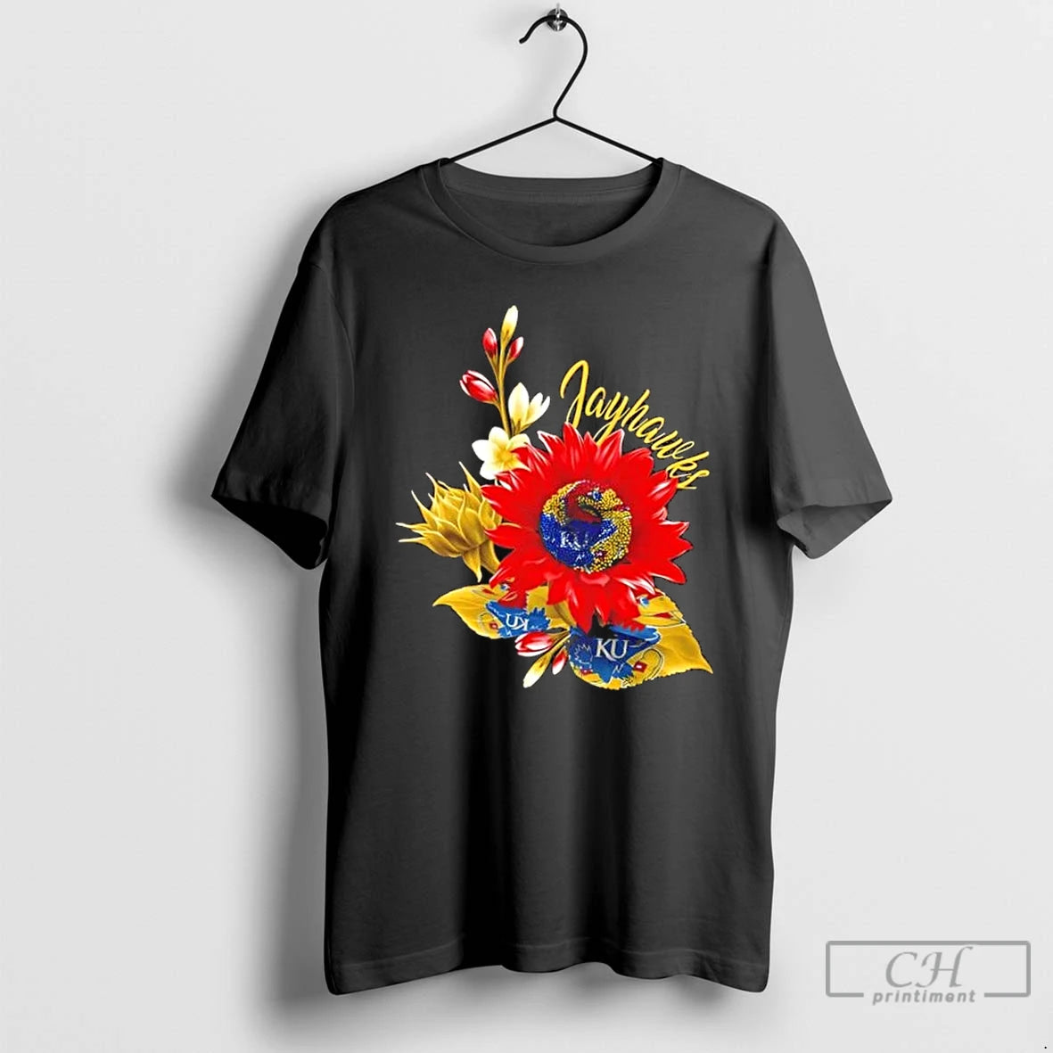 Classic Kansas Jayhawks Football X Sunflower Floral T-Shirts, Hoodie, Sweatshirt | AU18TeeNovaLab.com