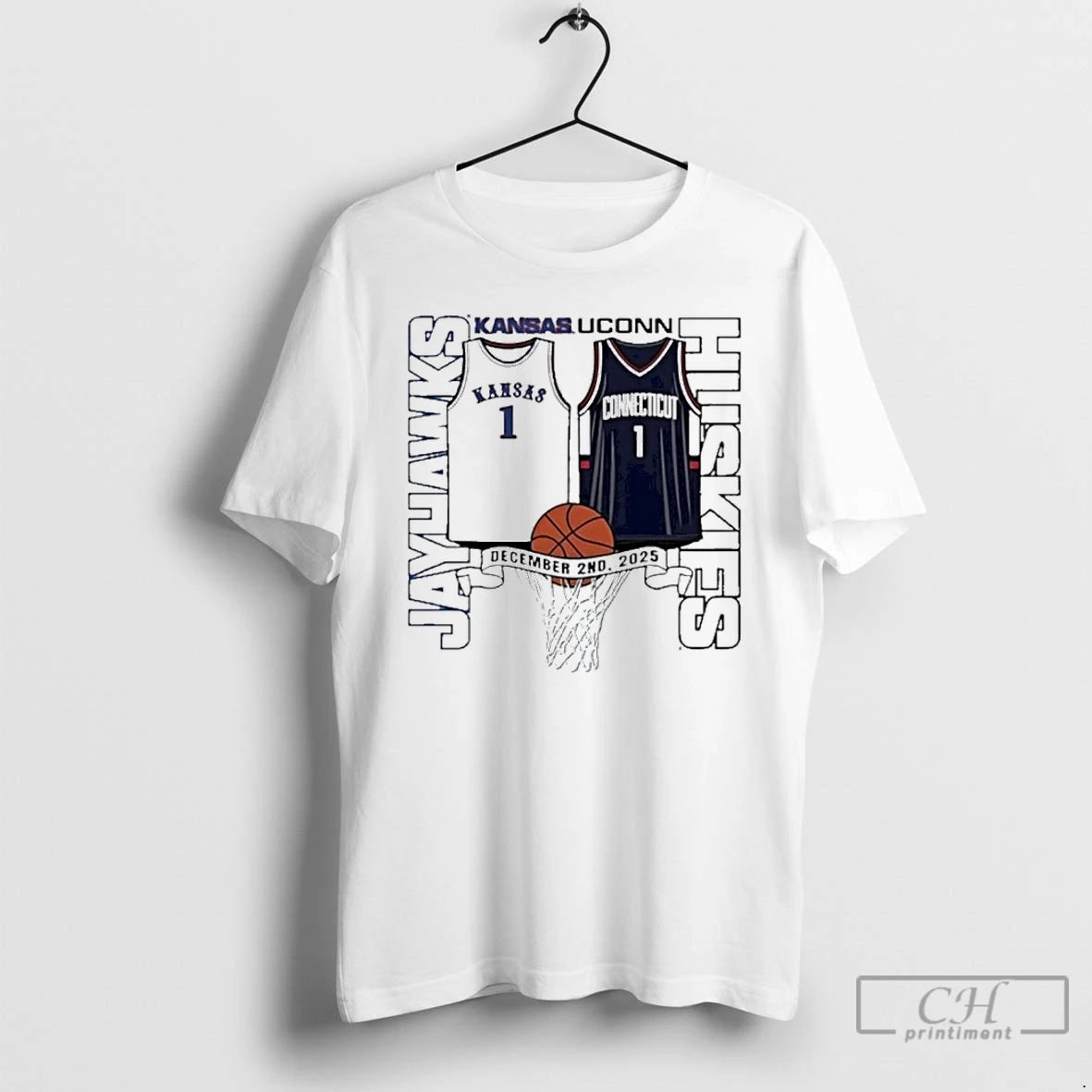 Classic Kansas Jayhawks Vs Uconn Huskies Basketball 2025 Gameday T-Shirts, Hoodie, Sweatshirt | AU18TeeNovaLab.com