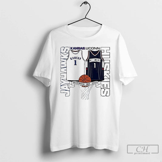 Classic Kansas Jayhawks Vs Uconn Huskies Basketball 2025 Gameday T-Shirts, Hoodie, Sweatshirt | AU18TeeNovaLab.com