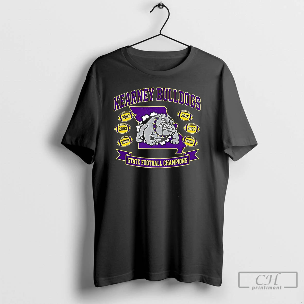 Classic Kearney Bulldogs Football 6 Time State Champions T-Shirts, Hoodie, Sweatshirt | AU18TeeNovaLab.com