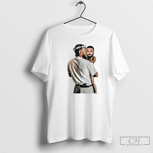 Classic Kendrick Lamar Holding Baby Drake T-Shirts, Hoodie, Sweatshirt | AU18TeeNovaLab.com