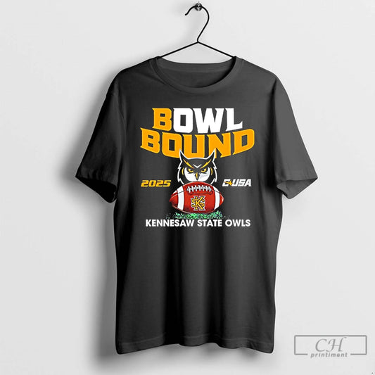 Classic Kennesaw State Owls 2025 Bowl Bound C Usa T-Shirts, Hoodie, Sweatshirt | AU18TeeNovaLab.com