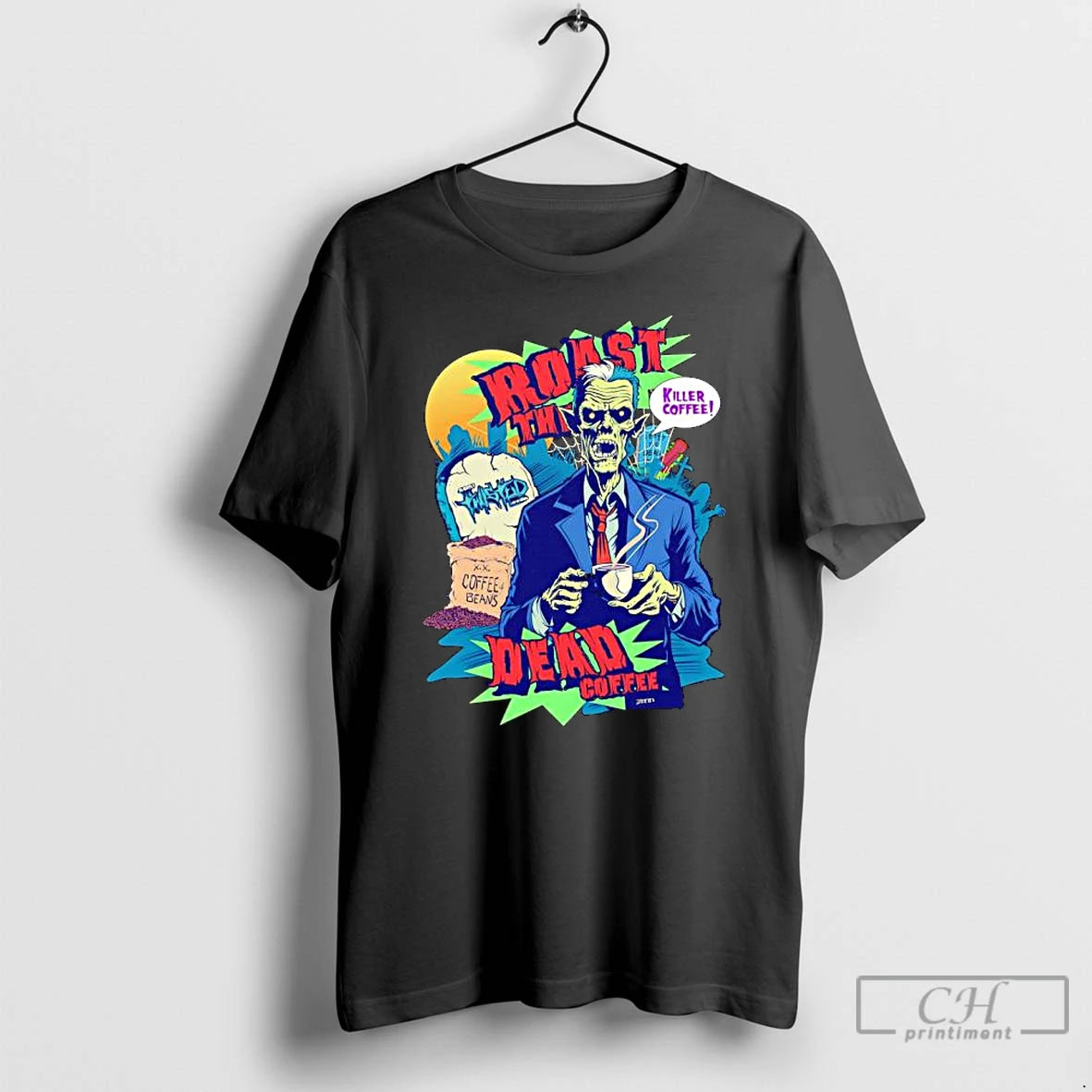Classic Killer Coffee Roast The Dead Rise Coffee Shop T-Shirts, Hoodie, Sweatshirt | AU18TeeNovaLab.com