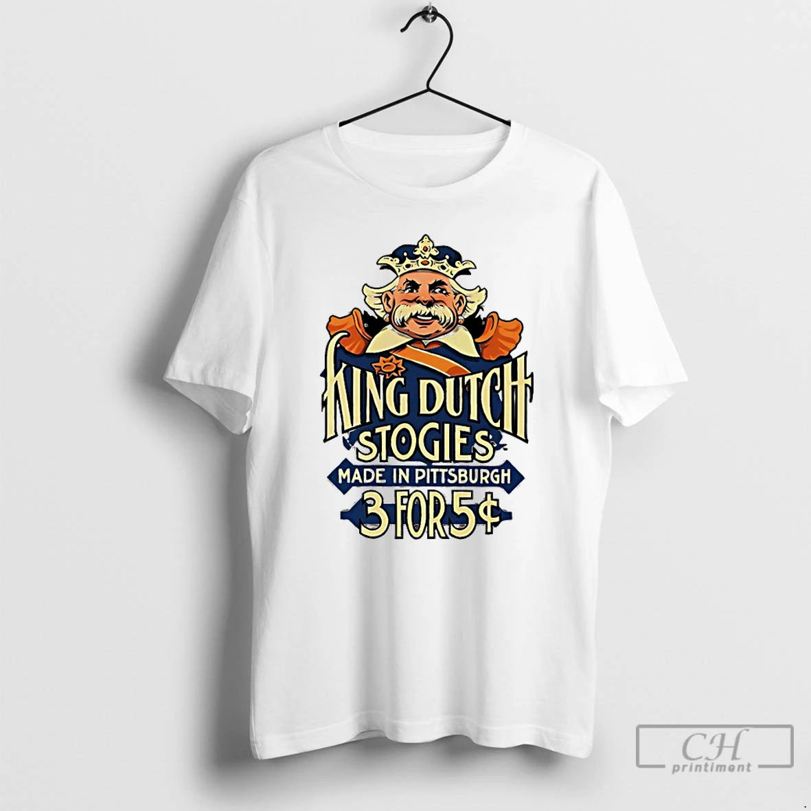 Classic King Dutch Stogies Made In Pittsburgh T-Shirts, Hoodie, Sweatshirt | AU18TeeNovaLab.com