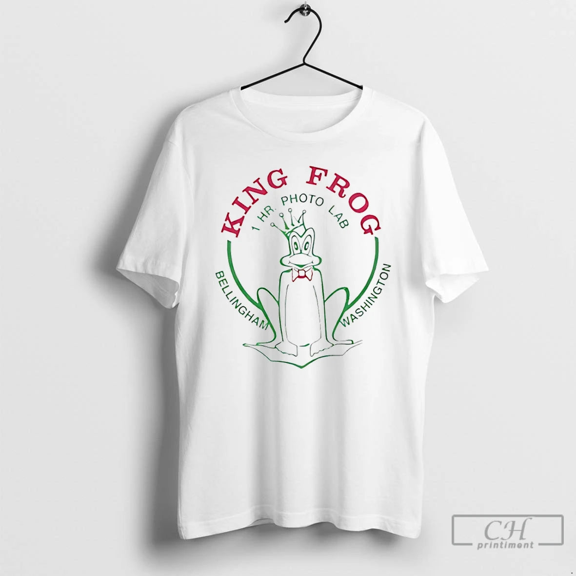 Classic King Frog One Hour Photo Lab Bellingham T-Shirts, Hoodie, Sweatshirt | AU18TeeNovaLab.com