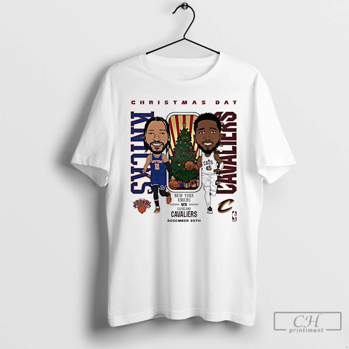 Classic Knicks Vs Cavaliers 2025 Nba Christmas Day Match Up T-Shirts, Hoodie, Sweatshirt | AU18TeeNovaLab.com