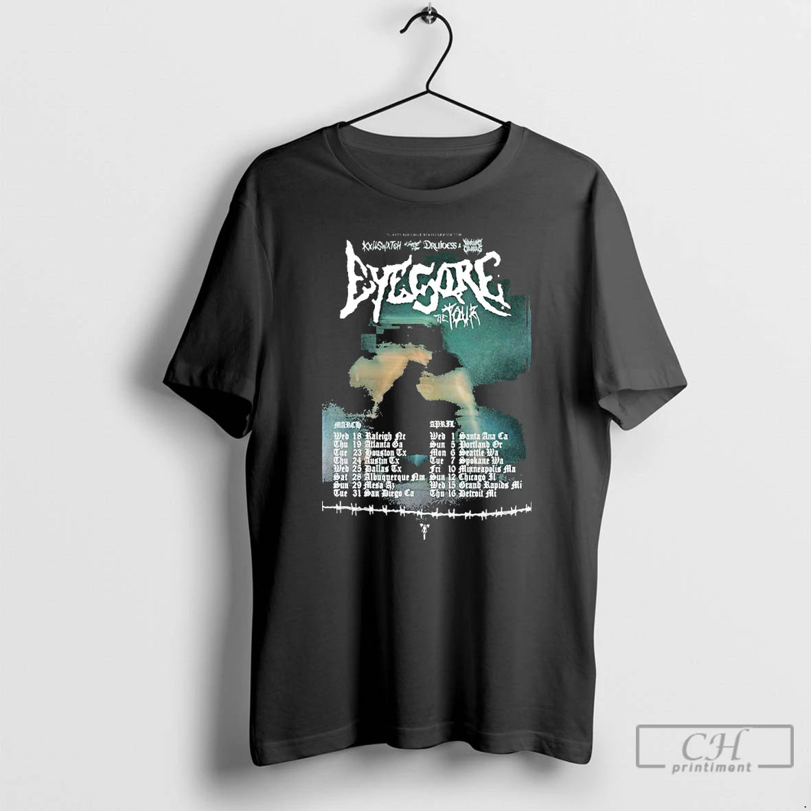 Classic Kxllswxtch Druidess Warlord Colossus March April Tour 2026 T-Shirts, Hoodie, Sweatshirt | AU18TeeNovaLab.com