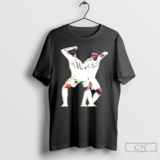 Classic Kylian Mbappe And Eduardo Camavinga Real Madrid 2025 Graphic Christmas T-Shirts, Hoodie, Sweatshirt