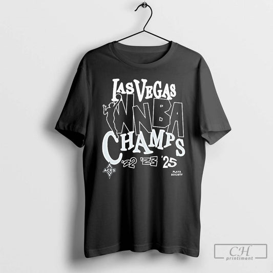 Classic Las Vegas Aces 2025 Wnba 3x Champs Ornaments T Shirts