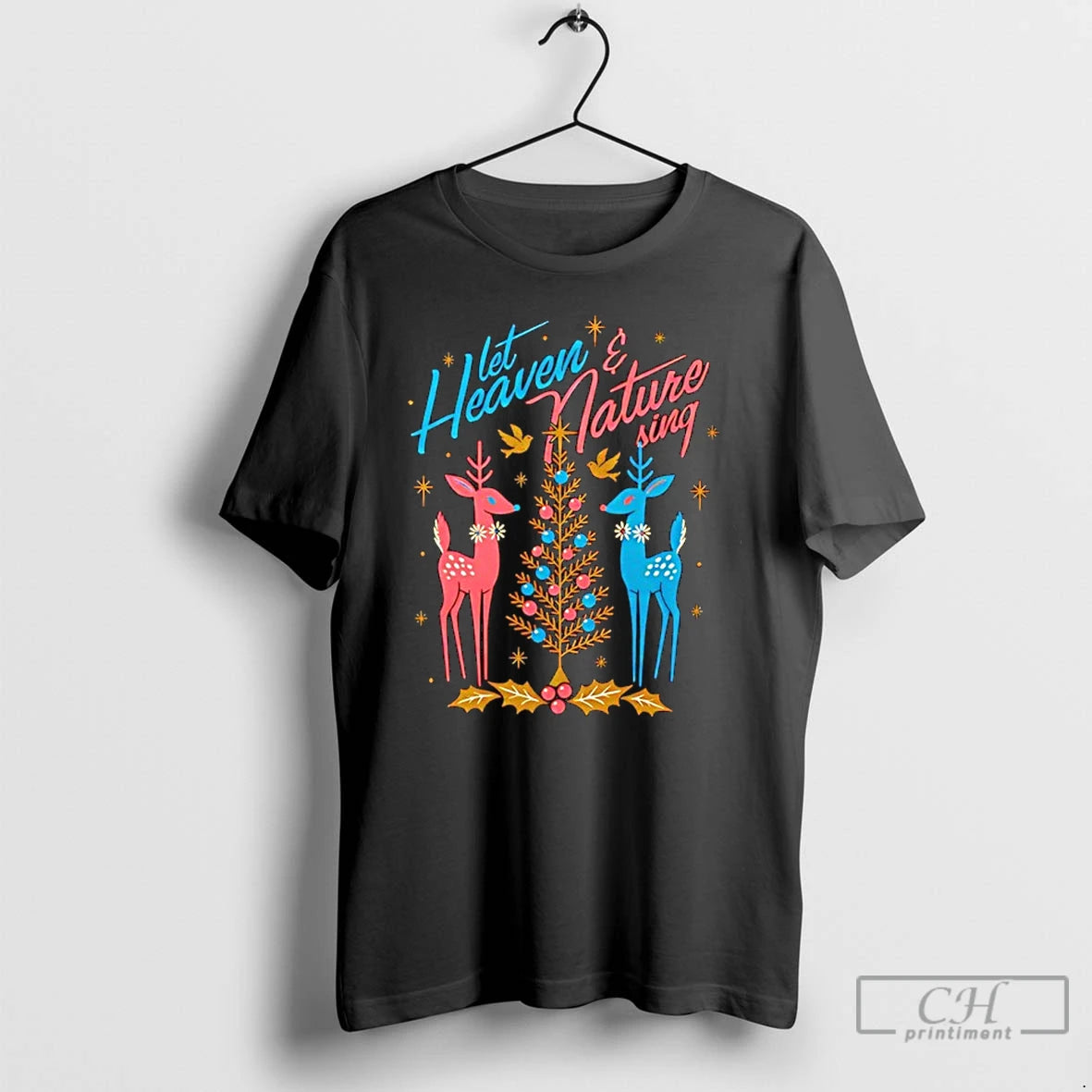 Classic Let Heaven And Nature Sing Christmas T-Shirts, Hoodie, Sweatshirt | AU18TeeNovaLab.com