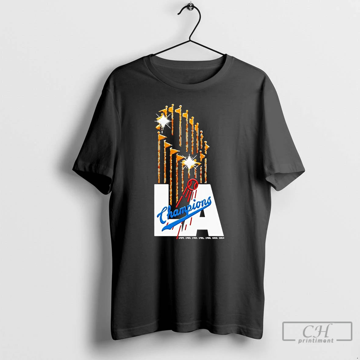 Classic Los Angeles Dodgers 2025 Champions Trophy T Shirts