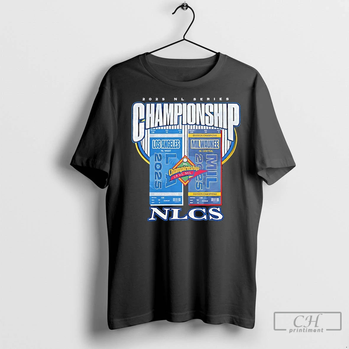 Classic Los Angeles Dodgers Vs Milwaukee Brewers 2025 Nlcs Series Championship Matchup