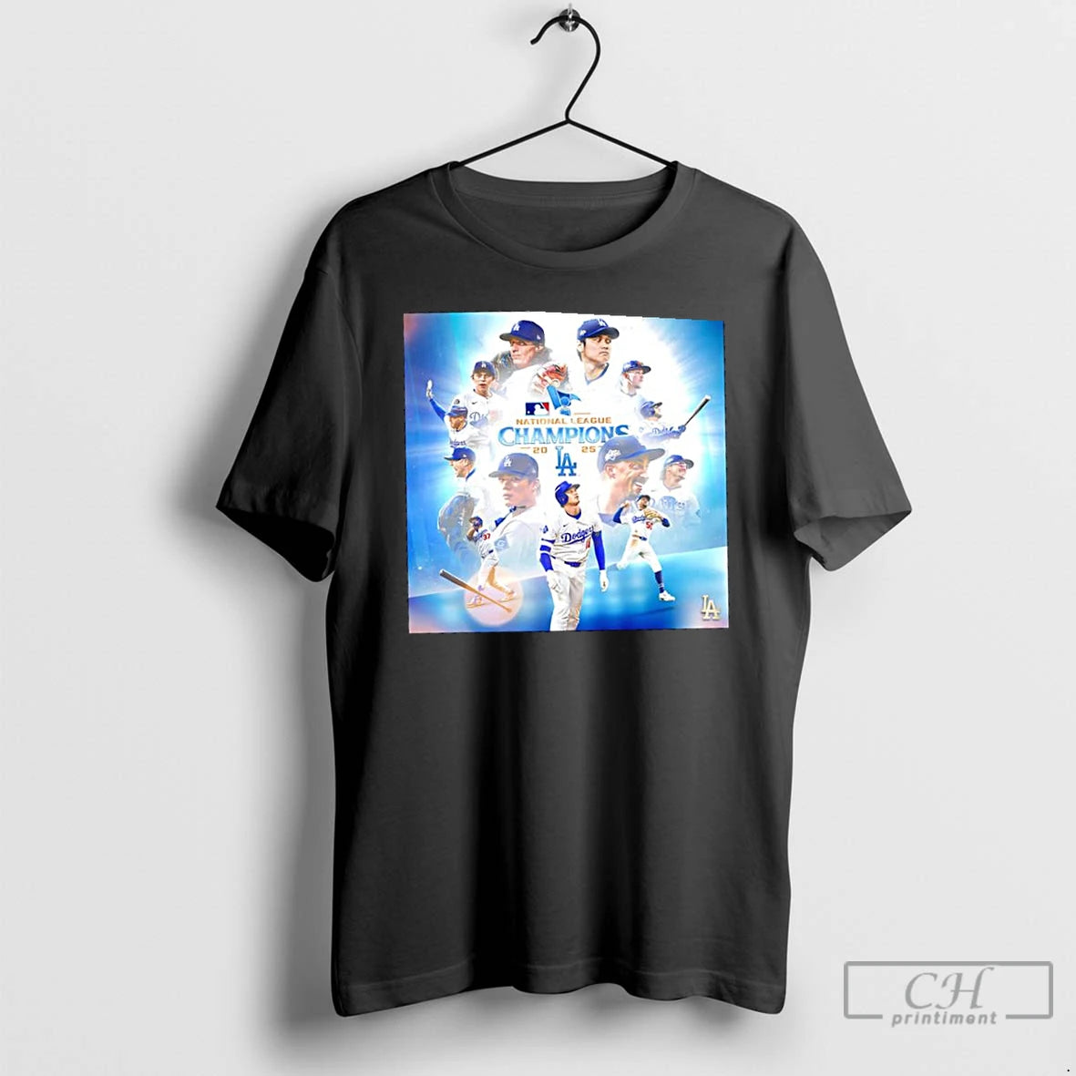 Classic Los Angeles Dodgers Winning The National League Championship In 2025 T Shirts Hoodie, Sweatshirt | AU18TeeNovaLab.com