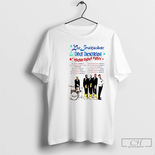 Classic Los Straitjackets Rockin Dance Party 2026 Shows T-Shirts, Hoodie, Sweatshirt | AU18TeeNovaLab.com