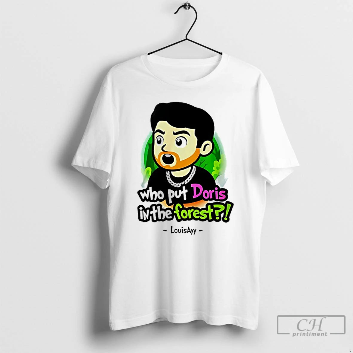 Classic Louisayy Who Put Doris In The Forest Cartoon T-Shirts, Hoodie, Sweatshirt | AU18TeeNovaLab.com