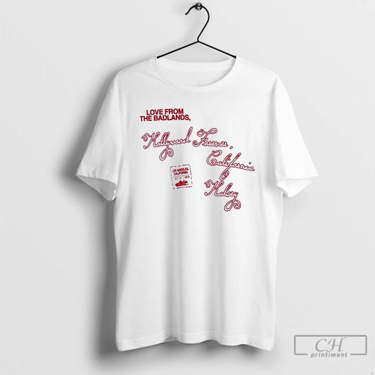 Classic Love From The Badlands Los Angeles Ca 2025 T Shirts Hoodie, Sweatshirt | AU18TeeNovaLab.com