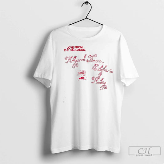Classic Love From Badlands Hollywood Forever California Halsey T-Shirts, Hoodie, Sweatshirt | AU18TeeNovaLab.com