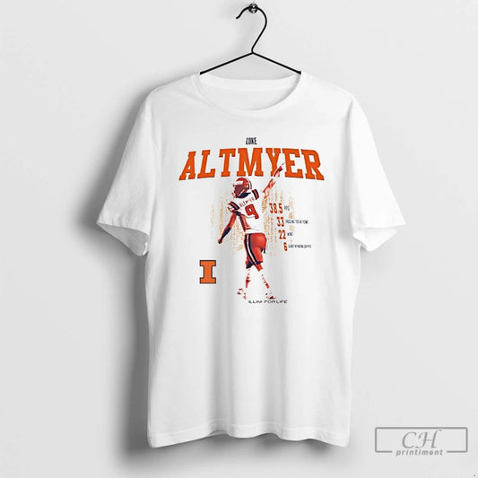 Classic Luke Altmyer Career Illinois Fighting Illini T-Shirts, Hoodie, Sweatshirt | AU18TeeNovaLab.com