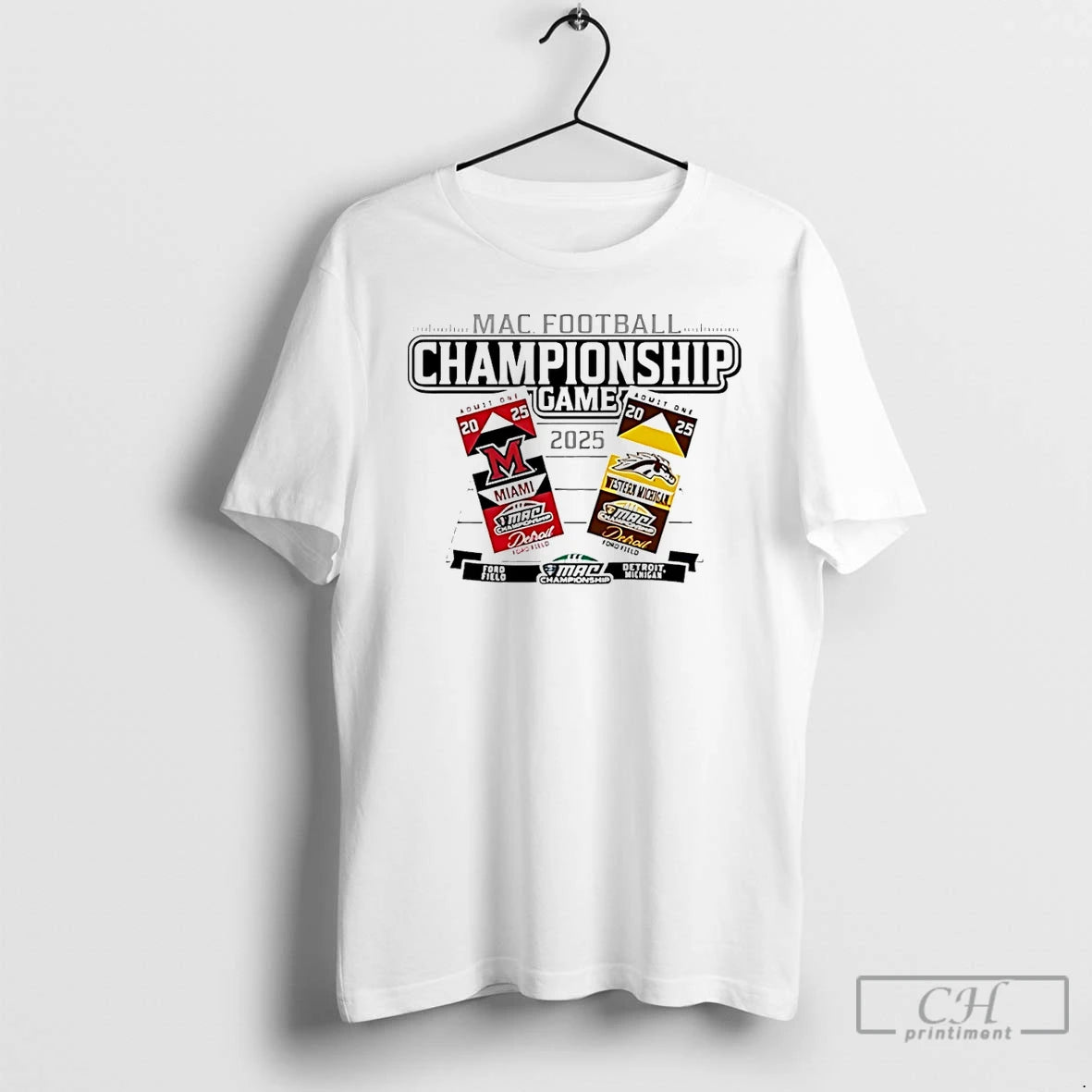 Classic Mac Football Championship 2025 Miami Redhawks Vs Western Michigan T-Shirts, Hoodie, Sweatshirt | AU18TeeNovaLab.com
