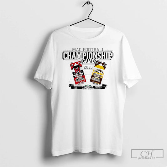 Classic Mac Football Championship 2025 Miami Redhawks Vs Western Michigan T-Shirts, Hoodie, Sweatshirt | AU18TeeNovaLab.com