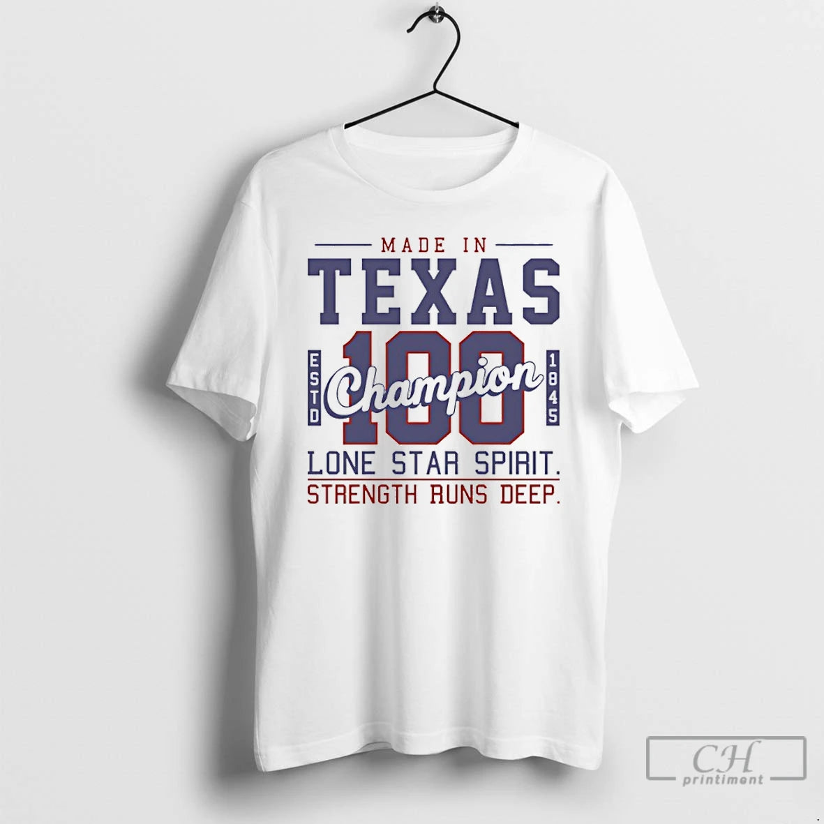 Classic Made In Texas Champion Est 1845 Lone Star Spirit Strength Runs Deep T Shirts Hoodie, Sweatshirt | AU18TeeNovaLab.com