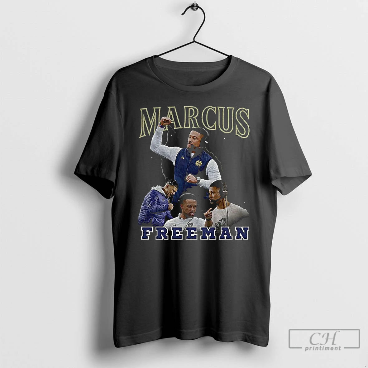 Classic Marcus Freeman Notre Dame Fighting Irish Football Graphic Vintage T-Shirts, Hoodie, Sweatshirt | AU18TeeNovaLab.com