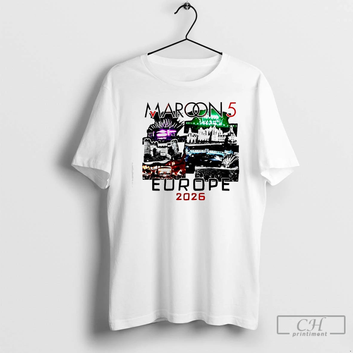 Classic Maroon 5 Europe Tour 2026 T-Shirts, Hoodie, Sweatshirt | AU18TeeNovaLab.com