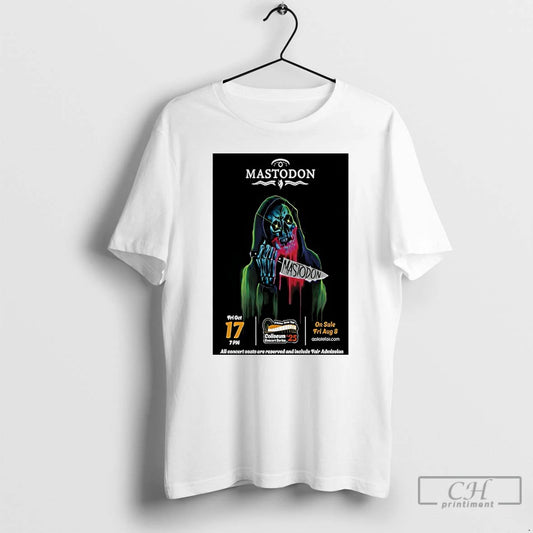 Classic Mastodon Tour The Arizona State Fairgrounds 2025 T Shirts