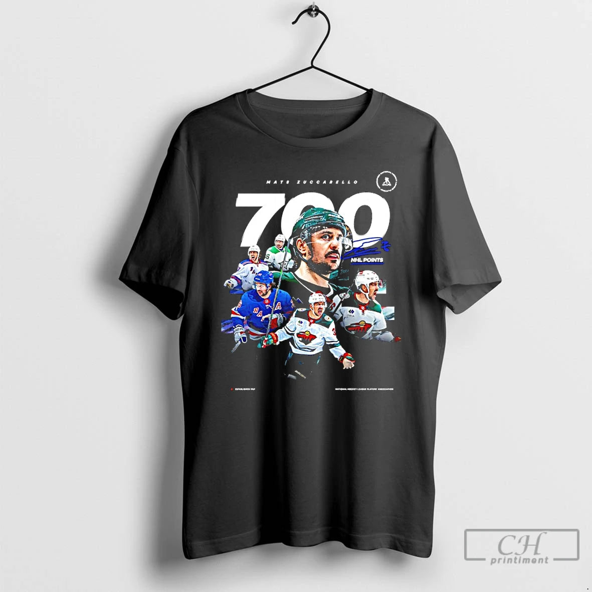 Classic Mats Zuccarello Minnesota Wild 700 Nhl Points Signature T-Shirts, Hoodie, Sweatshirt | AU18TeeNovaLab.com