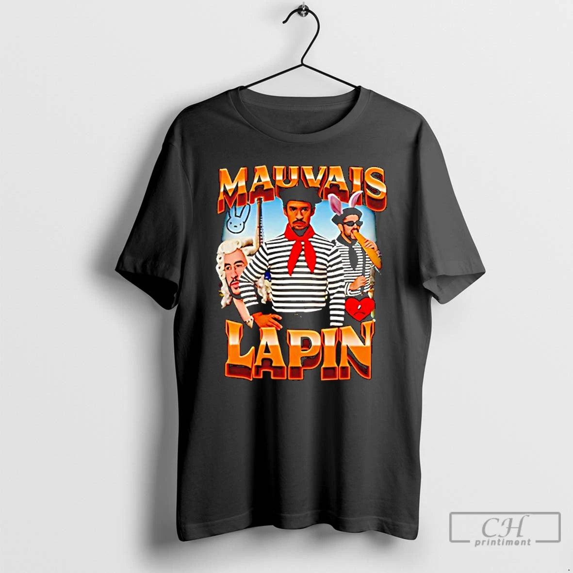 Classic Mauvais Lapin Character Graphic T-Shirts, Hoodie, Sweatshirt | AU18TeeNovaLab.com