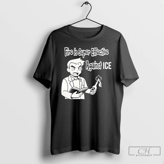 Classic Melcom Brown Fire Is Super Effective Against Ice T-Shirts, Hoodie, Sweatshirt | AU18TeeNovaLab.com