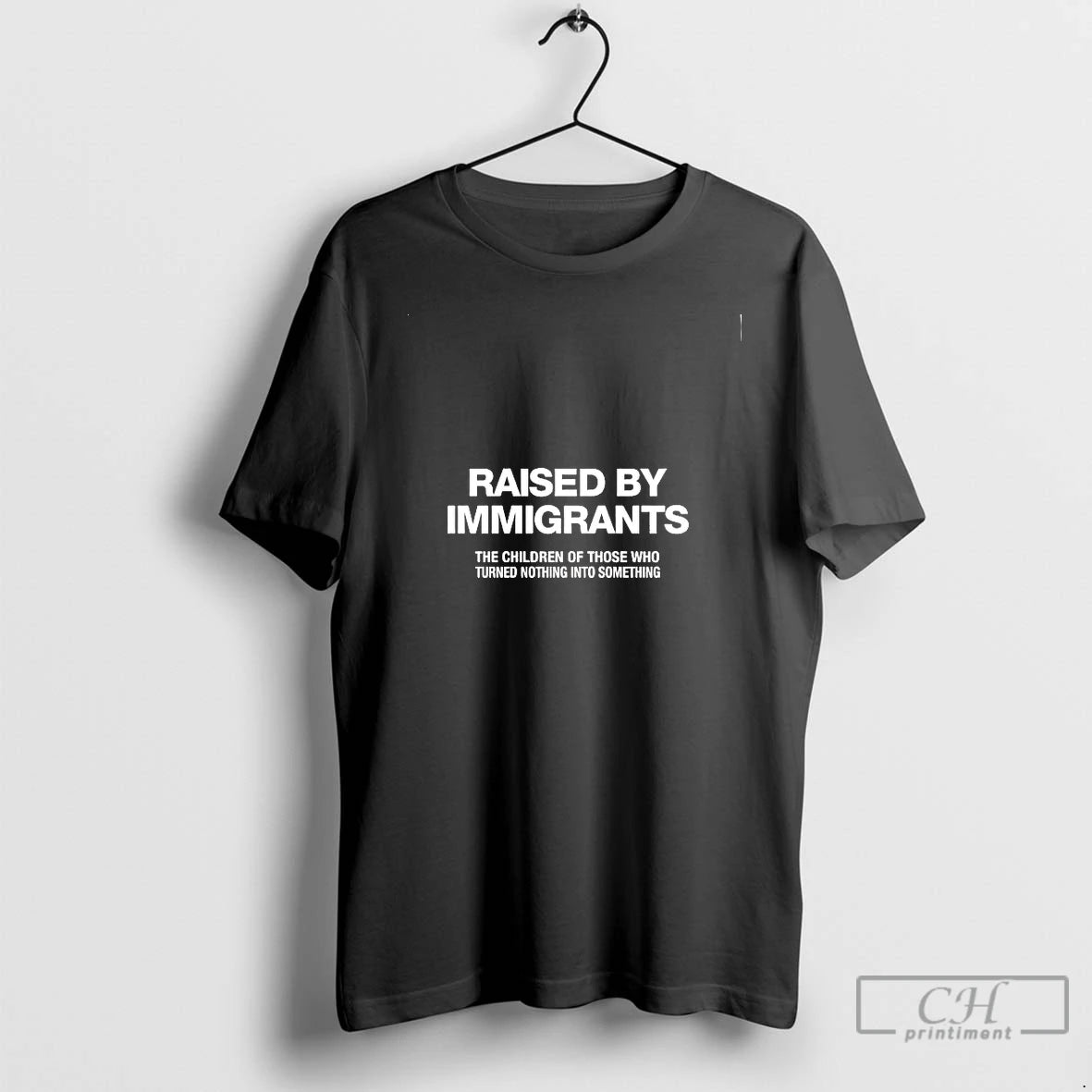 Classic Melissa Ortiz Wearing Raised By Immigrants Turned Nothing Into Something T-Shirts, Hoodie, Sweatshirt