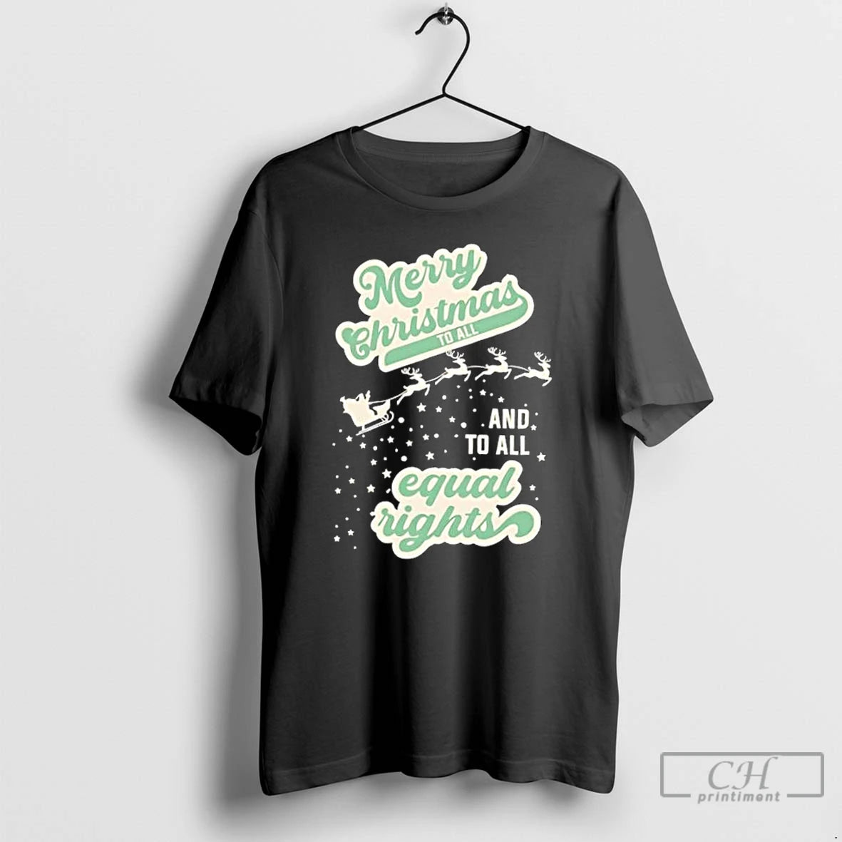 Classic Merry Christmas To All And To All Equal Rights T-Shirts, Hoodie, Sweatshirt | AU18TeeNovaLab.com