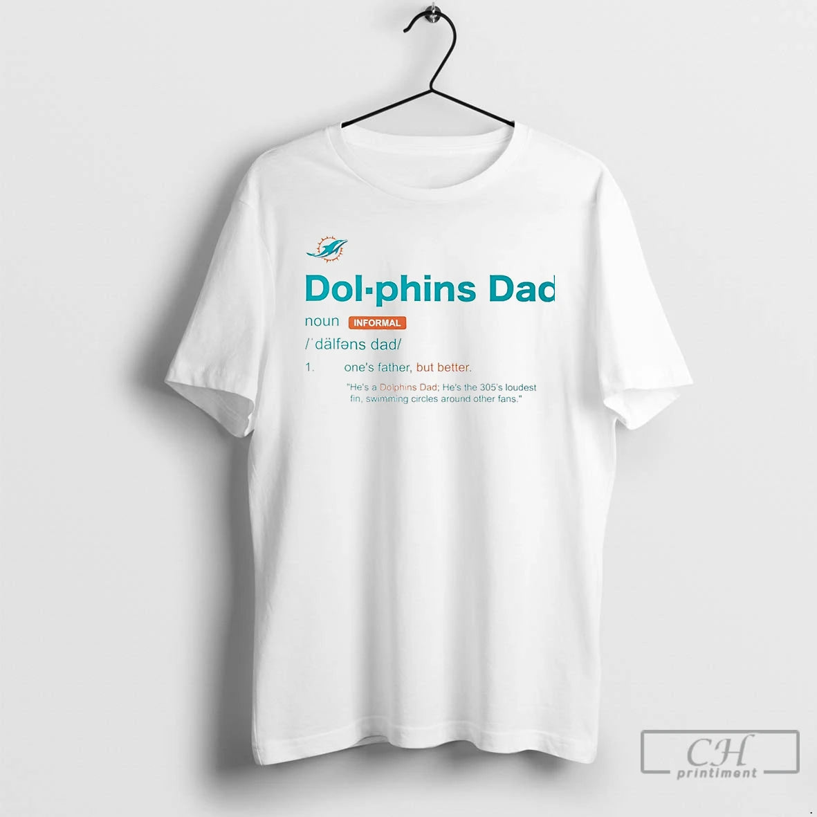 Classic Miami Dolphins Dad Definition Meaning T Shirts