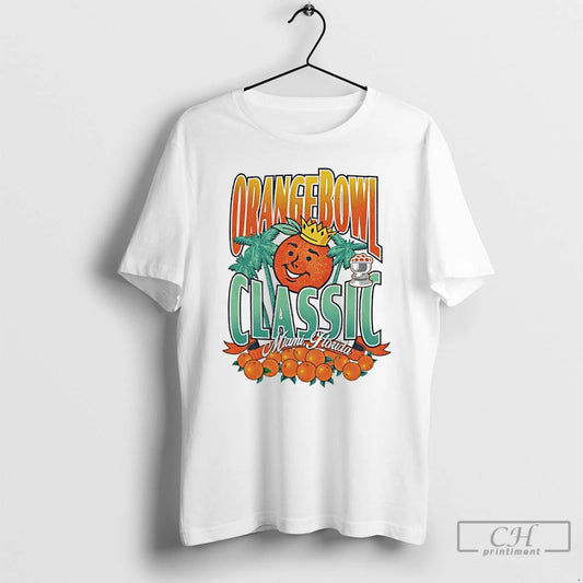 Classic Miami Floria Orange Bowl Graphic Retro T-Shirts, Hoodie, Sweatshirt | AU18TeeNovaLab.com