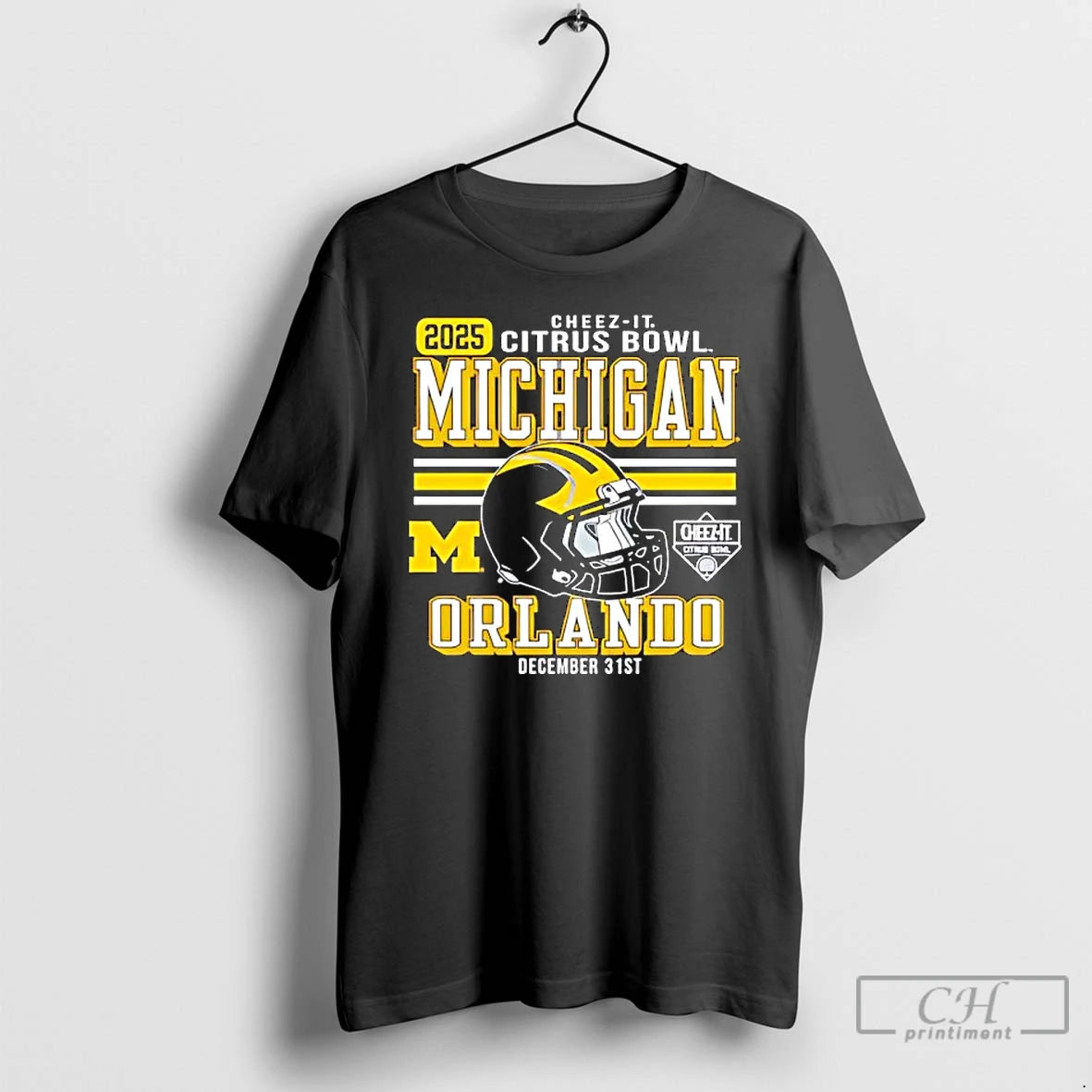 Classic Michigan Wolverines Football Cheez It Citrus Bowl Helmet December 31st T-Shirts, Hoodie, Sweatshirt