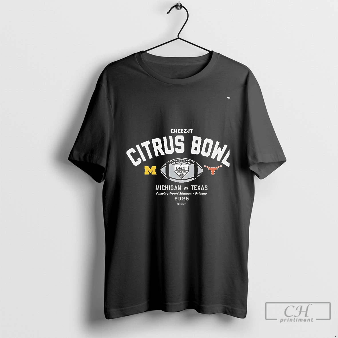 Classic Michigan Wolverines Vs Texas Longhorns 2025 Cheez It Citrus Bowl Stadium Chriast T Shirts Hoodie, Sweatshirt