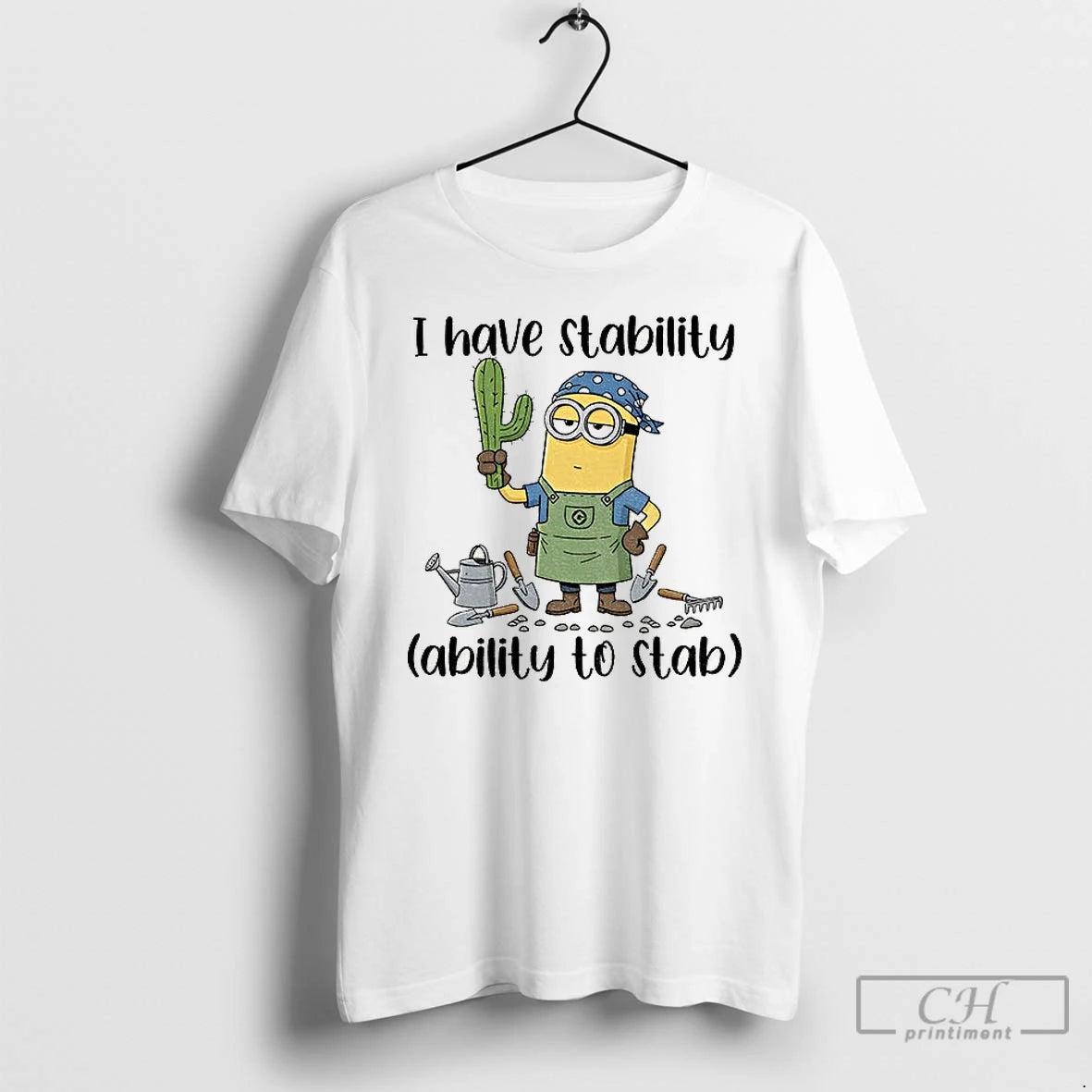 Classic Minion I Have Stability Ability To Stab T-Shirts, Hoodie, Sweatshirt | AU18TeeNovaLab.com