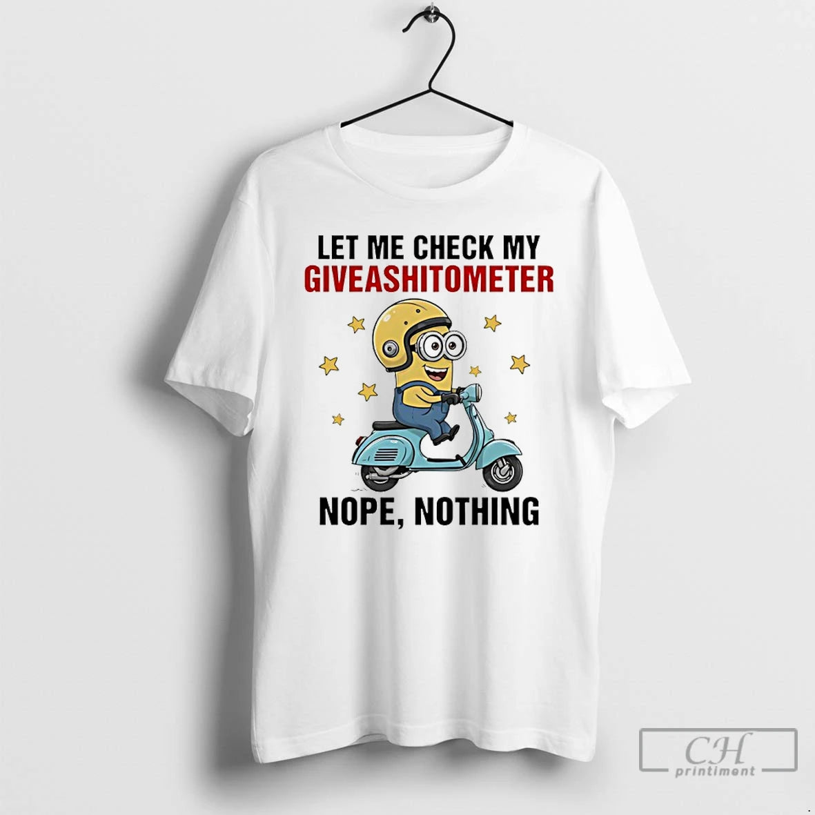 Classic Minion Let Me Check My Giveashitometer Nope Nothing T-Shirts, Hoodie, Sweatshirt | AU18TeeNovaLab.com