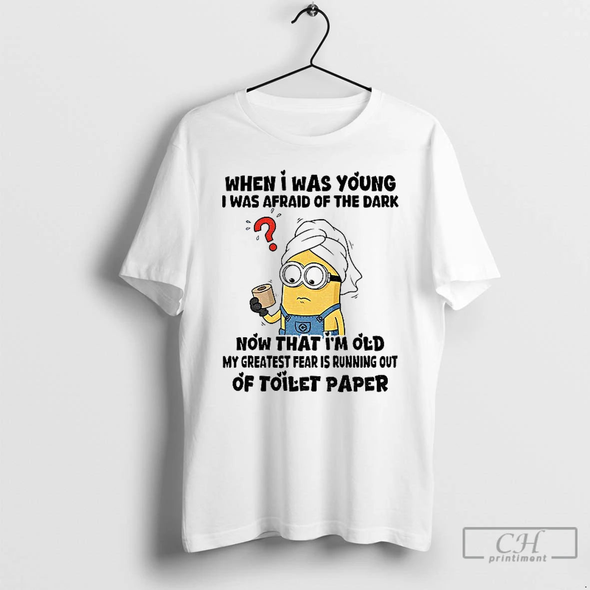 Classic Minion When I Was Young I Was Afraid Of The Dark Now That Im T-Shirts, Hoodie, Sweatshirt | AU18TeeNovaLab.com