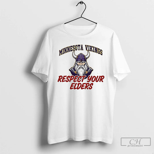 Classic Minnesota Vikings Respect Your Elders T-Shirts, Hoodie, Sweatshirt | AU18TeeNovaLab.com