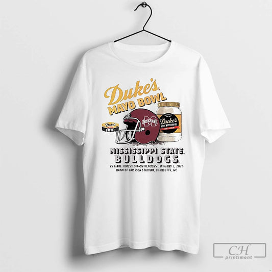 Classic Mississippi State Bulldogs 2026 Dukes Mayo Bowl Helmet T-Shirts, Hoodie, Sweatshirt | AU18TeeNovaLab.com