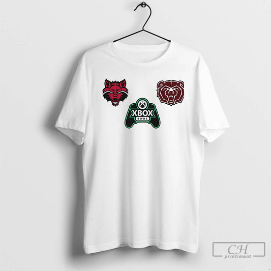 Classic Missouri State Bears Vs Arkansas State Red Wolves 2025 Xbox Bowl T Shirts Sweater Hoodie, Sweatshirt