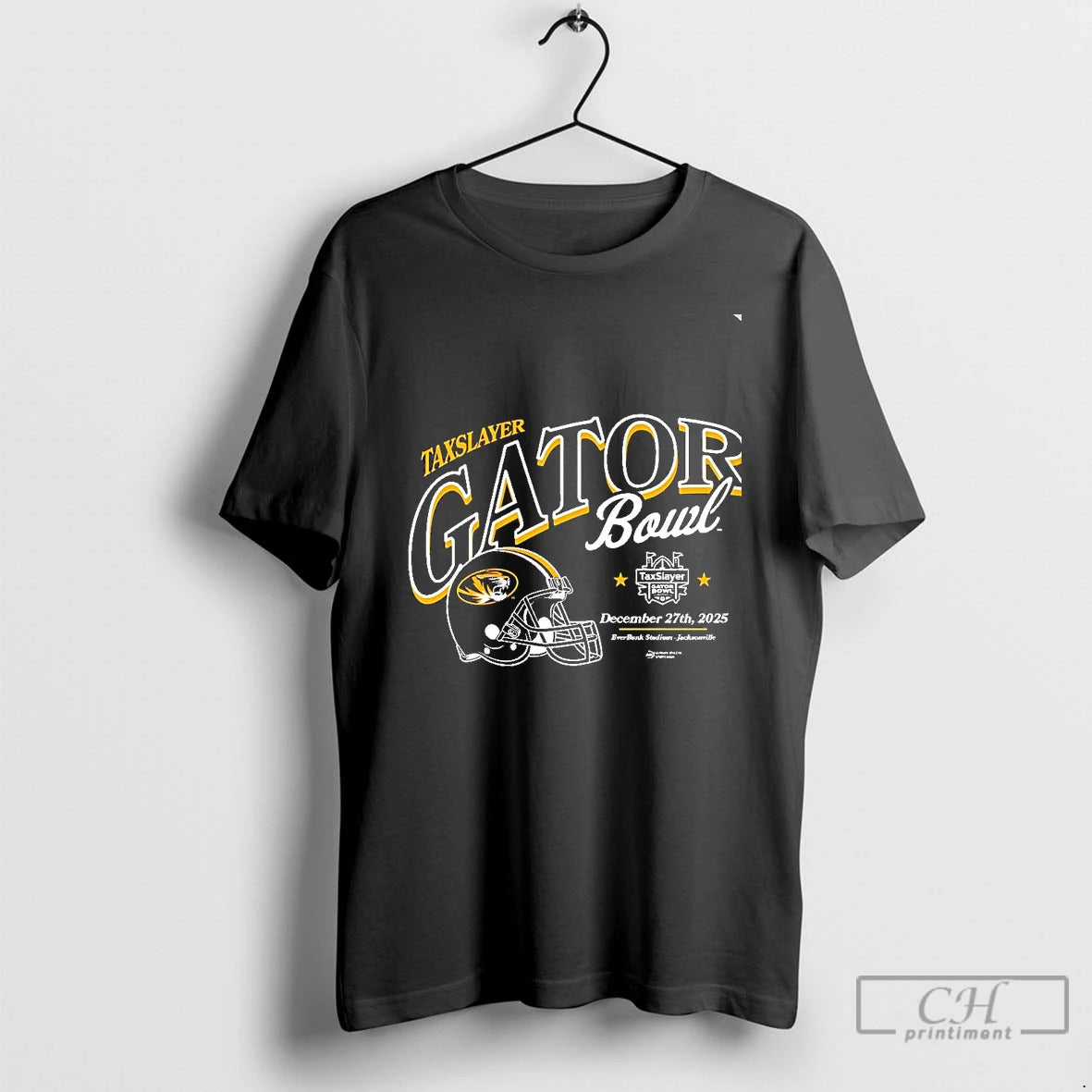 Classic Missouri Tigers 2025 Taxslayer Gator Bowl Helmet Chriast T-Shirts, Hoodie, Sweatshirt | AU18TeeNovaLab.com