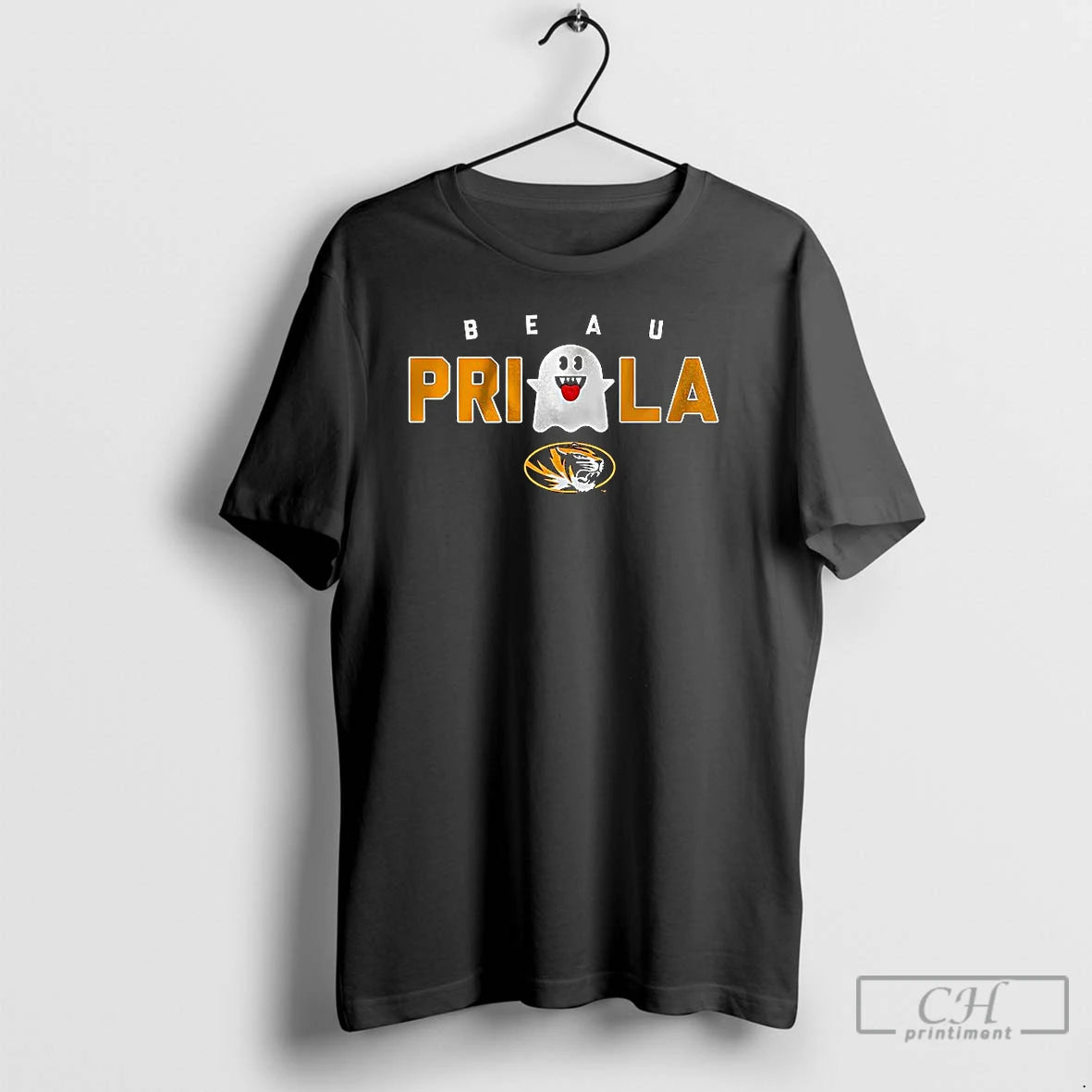 Classic Missouri Tigers Football Beau Pribula Boo Ghost Halloween T Shirts