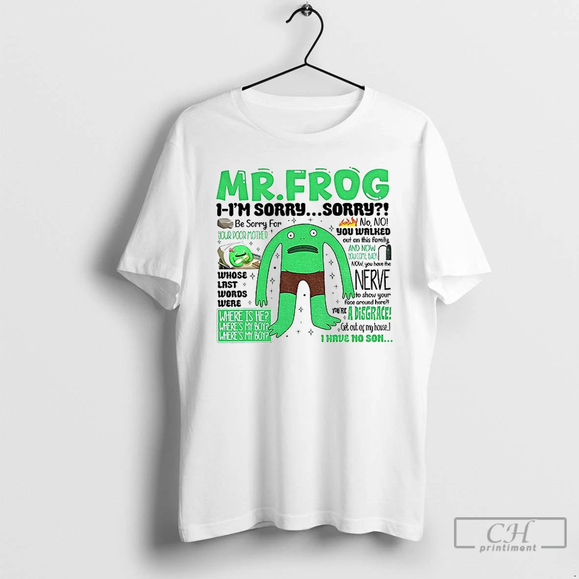 Classic Mr Frog Where Is My Boy Dad Quote Internet Tiktok Meme T Shirts Sweater Hoodie, Sweatshirt | AU18TeeNovaLab.com