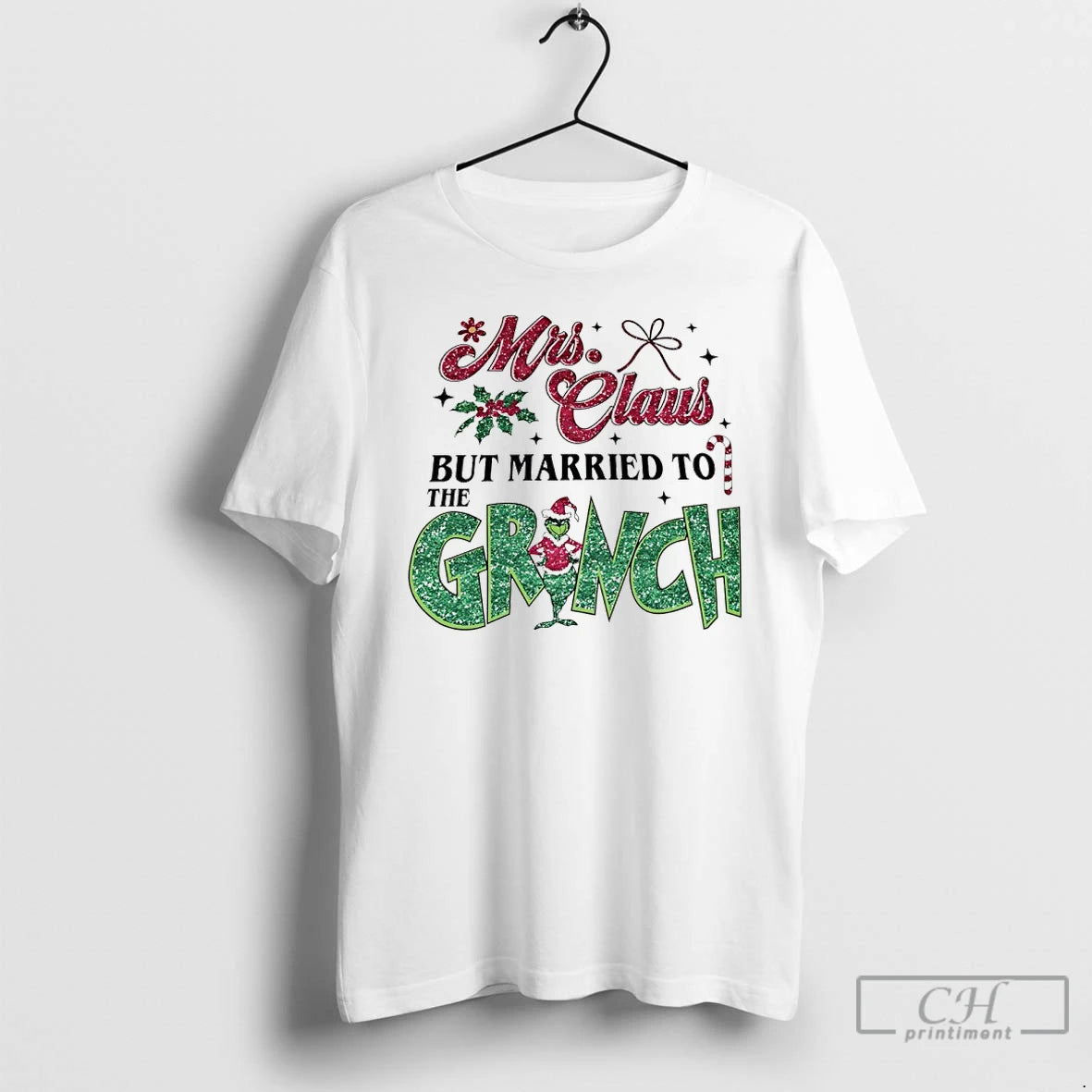 Classic Mrs Claus But Married To The Grinch Christmas 2025 T-Shirts, Hoodie, Sweatshirt | AU18TeeNovaLab.com