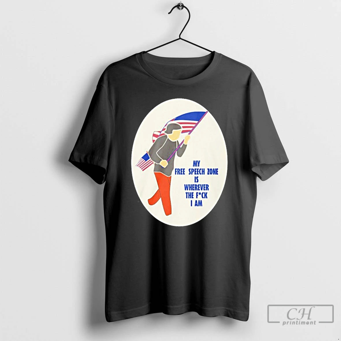 Classic My Free Speech Zone Is Wherever The Fck I Am T Shirts