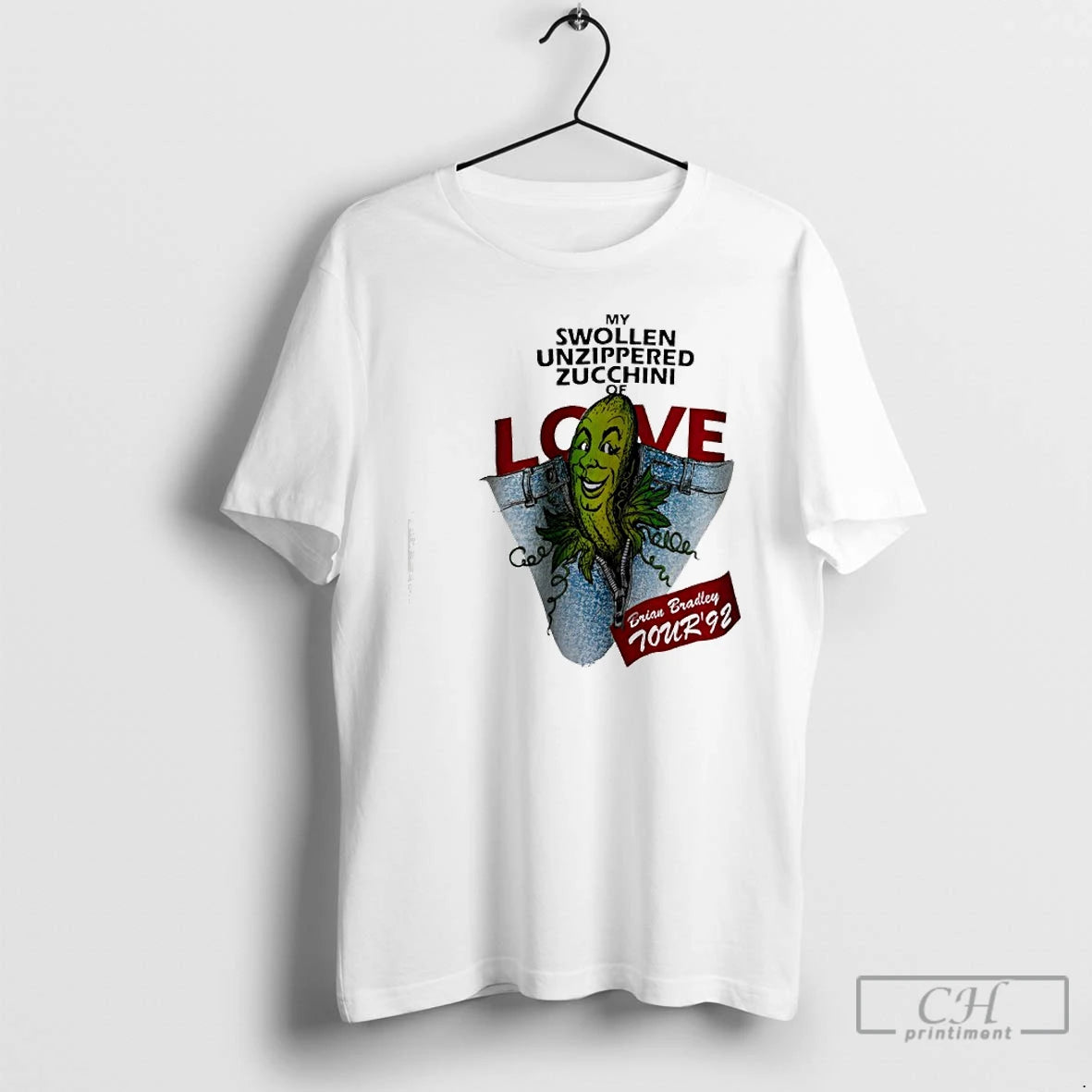 Classic My Swollen Unzippered Zucchini Of Love T-Shirts, Hoodie, Sweatshirt | AU18TeeNovaLab.com