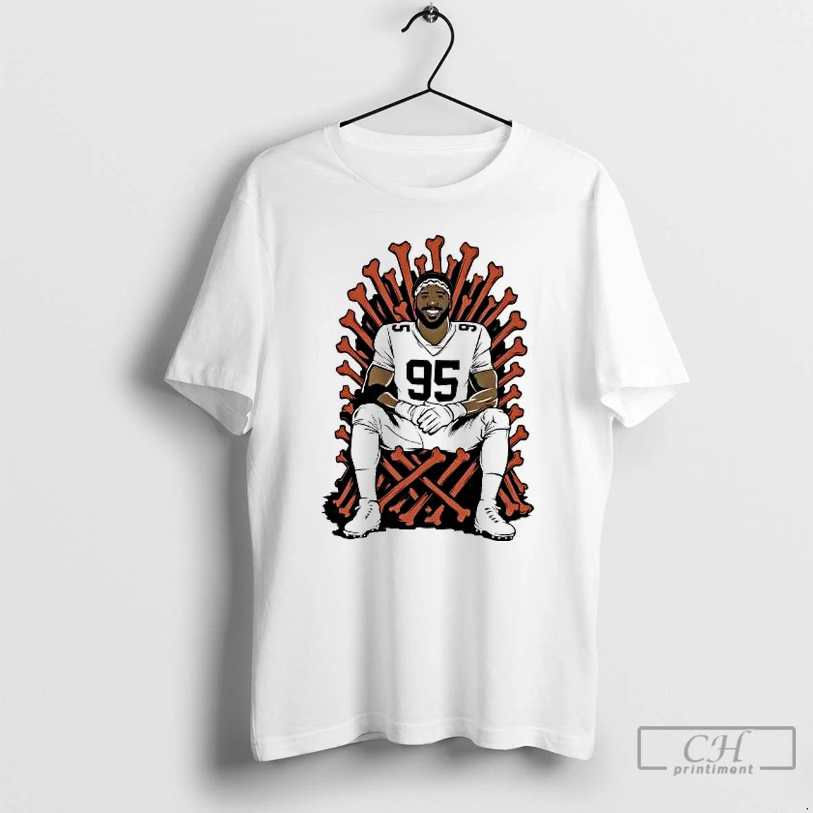 Classic Myles Garrett Single Season Sack King Thones Cleveland Browns T-Shirts, Hoodie, Sweatshirt | AU18TeeNovaLab.com
